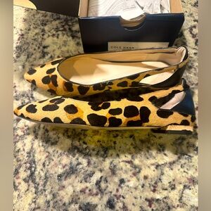 Cole Haan Ramsey Jaguar Print Calf Hair Ballet Flat - Women’s 7.5